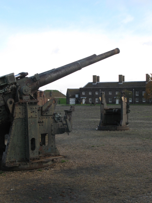 Guns at Tilbury Fort